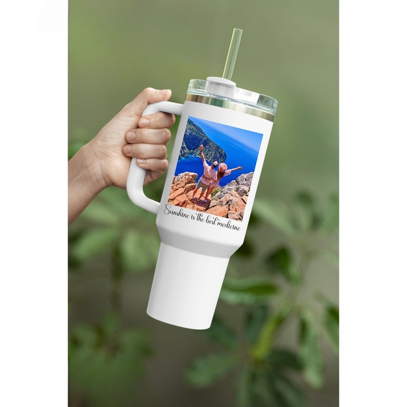 Custom Photo Tumbler,Photo 40oz Tumbler,Mother s Day Tumbler, Personalized Picture Mug, Family Memories, Gift for Grandma
