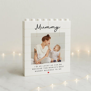 Personalised Mother's Day Building Block Photo Gift | Mummy Gift | Mum Birthday | Unique Photo Present For Mama