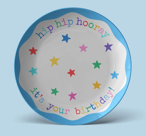 Happy Birthday Plate For Child celebration family birthday cake plate Keepsake Gift For Kid Birthday Present food safe plate for birthday