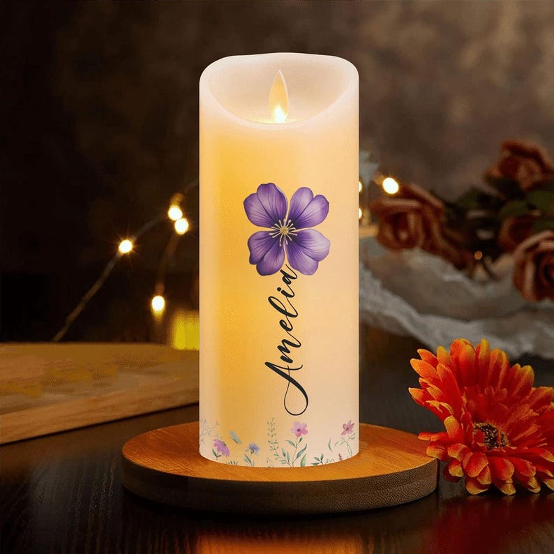 Custom LED Daughter Granddaughter Candle, Granddaughter Candle, Remember Whose Granddaughter You Are Candle, Appreciation Thank You Gifts