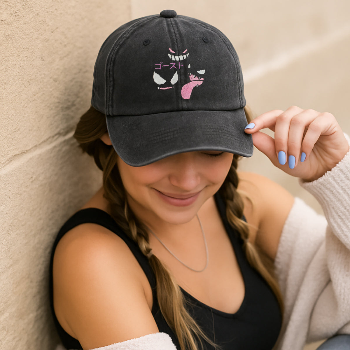 anime embroidered caps
