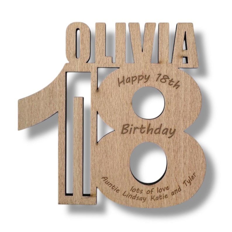 18th Birthday Gifts for Girls, Money Holder, Wallet, Milestone Gift, Special Age 16,21,50,75