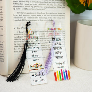Teacher Appreciation Gifts,Custom Bookmark For Teacher,Thank You Gifts,Gifts for Teacher,Back To School Gifts,Bookmark Gifts for Teacher
