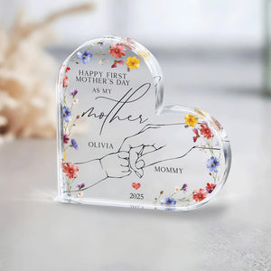 Personalized First Mother's Day Gift, 1st Mothers Day Gift, First Mothers Day Gift for Mommy, Mother's Day Acrylic Plaque, Gift for Grandma