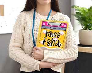 Personalized Teacher Appreciation Gift, Custom Pencil Teacher Acrylic Clipboard, Teacher Name Clipboard, End Of Year, Back to School Gift