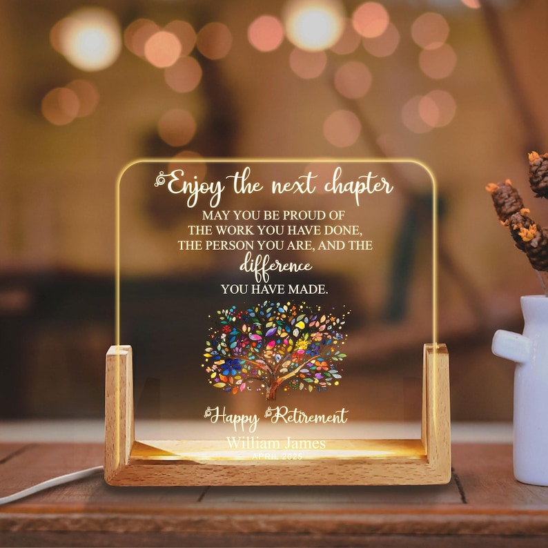 Retirement Gift 2025, Personalized Retirement Gift for Coworker, Custom Retirement Gift For Boss Co Worker,Officially Retired Gift For Her