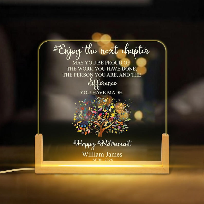 Retirement Gift 2025, Personalized Retirement Gift for Coworker, Custom Retirement Gift For Boss Co Worker,Officially Retired Gift For Her