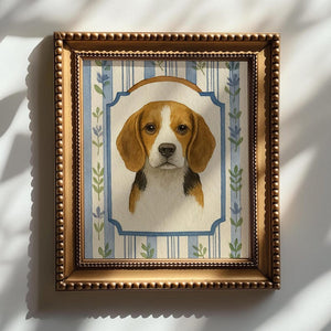 Mini Custom Watercolor Pet Portrait,Dog Portraits from Photos,Dog Portraits From Photos,Pet Painting,Custom Tiny Paintings,Miniature (No Frame)