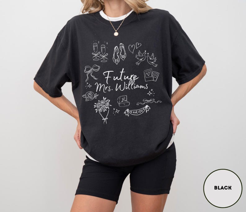 Future Mrs Shirt Custom Engagement Shirt Personalized Bride Shirt Engagement Gift For Anniversary Wifey Shirt Newly Engaged Gift