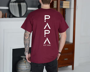 Dad T-Shirt with children's names and birth years Gift for the best dad Personalized Father's Day gift Birthday gift for dad