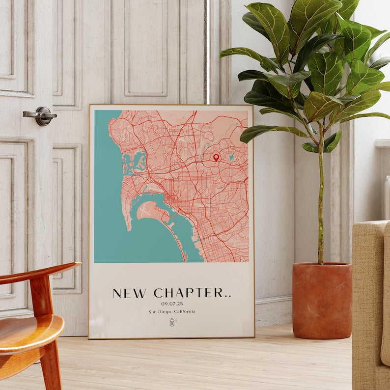 Personalized Engagement Print, Engagement Gift, Gift For Engaged Couple, Gift for Couples, Engagement Map Print Gift, Proposal Print Gift