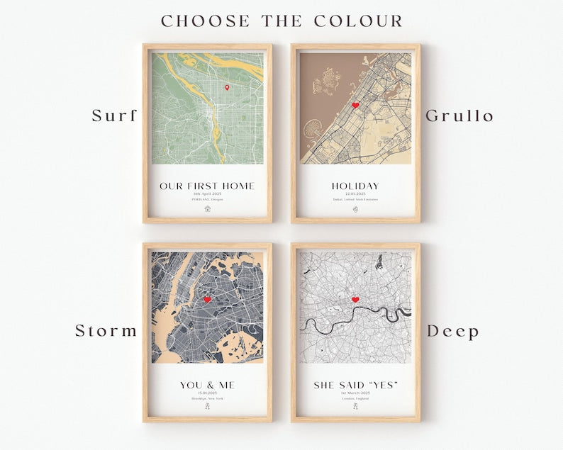 Personalized Engagement Print, Engagement Gift, Gift For Engaged Couple, Gift for Couples, Engagement Map Print Gift, Proposal Print Gift