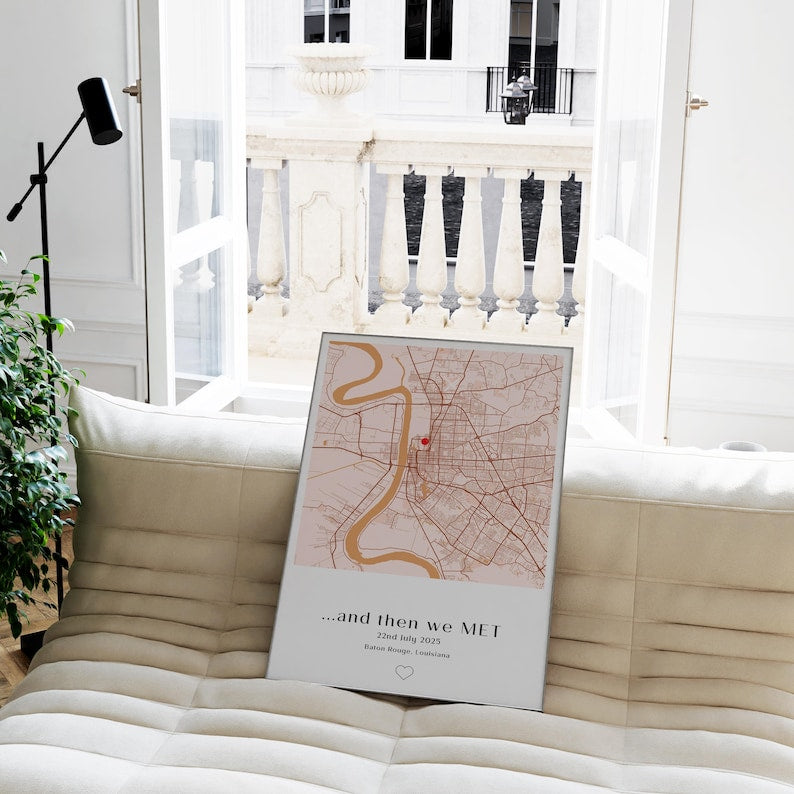 Personalized Engagement Print, Engagement Gift, Gift For Engaged Couple, Gift for Couples, Engagement Map Print Gift, Proposal Print Gift