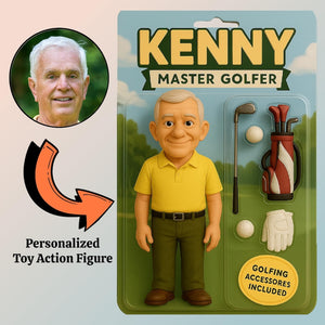 Personalized Father's Day Gift For Dad, Custom Photo Dad Action Figure Acrylic plaque, Best Dad Ever gift from kids, Gift For Husband