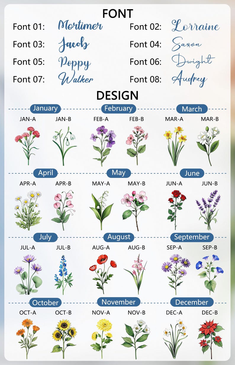 Custom Coffee Cup, Personalized Birthday Flower Glass, Glass With Straw, Birth Flower Tumbler, Bridesmaid Gift, Birthday Gift, Party Favor