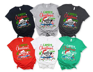 Personalized Christmas Cruise 2025 Shirt, Custom Christmas Cruise Shirt, Family Christmas Cruise Shirt, Christmas Family Vacation Shirt