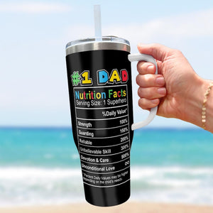Daddio Tumbler 40oz, Gaming Daddy Coffee Mug, Dad Drinking Cup, Birthday Christmas Father Day Gifts, Gift for New Dad Husband Papa Grandpa