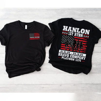 Custom Military Graduation T-Shirt: Family Day Boot Camp Gift Military Graduation Shirts, Graduation Day Tee, Personalized Military Gifts