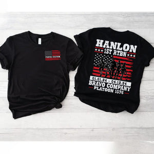 Custom Military Graduation T-Shirt: Family Day Boot Camp Gift Military Graduation Shirts, Graduation Day Tee, Personalized Military Gifts