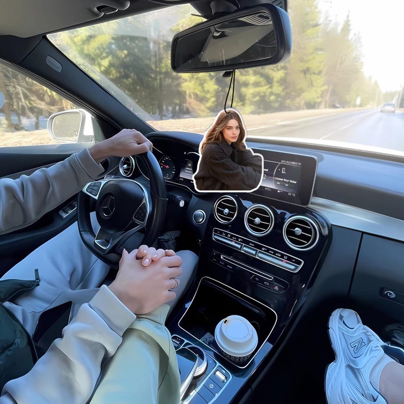 Personalised Air Freshener from Photo - Custom Car Air Freshener With Picture - Car Accessory for Dad