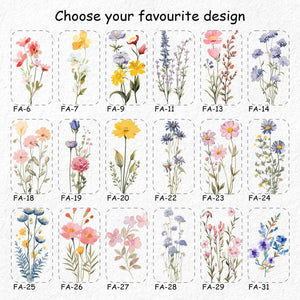 Personalized Birth Flower Tumblers | Gifts for Her | Custom Glass Coffee Cup | Unique Customizable Gifts for Any Occasion