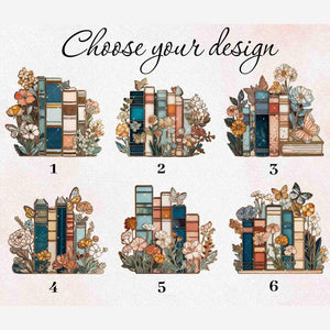 Custom Books Badge Reel, Teacher Name Badge Reel, Book Lover Gift, Teacher Appreciation, Gift for Teacher, Nurse Badge Reel, Bookish Gift