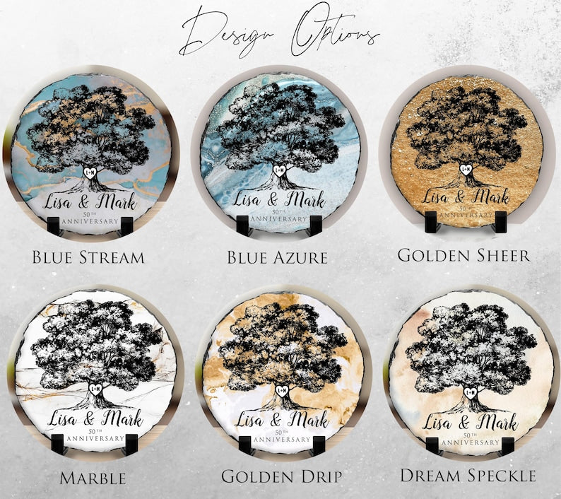 Anniversary Garden Stone, Personalized Wedding Gift, Stone Anniversary Present for Couples