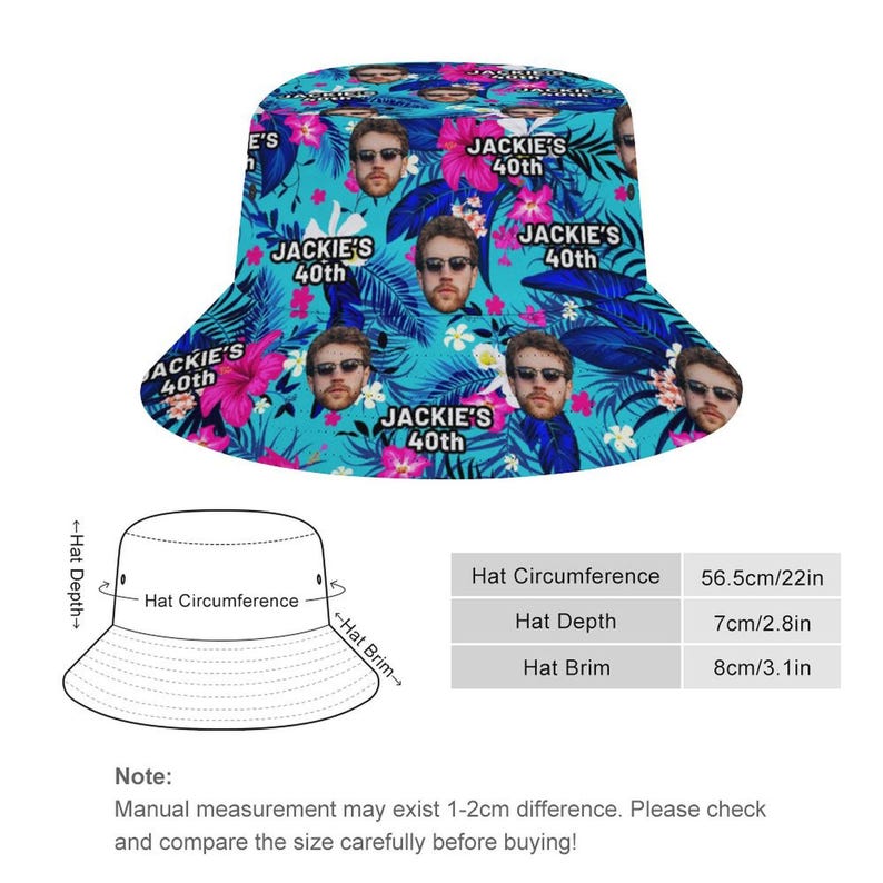 Custom 40th Birthday Face Hawaiian Shirt: Personalized Party Apparel