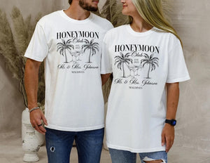 Couples Honeymoon Vacation Shirts, Mr and Mrs Matching Shirts, Just Married Shirt, Hubby Wifey Shirts, His & Hers Gifts, Honeymoon Vibes Tee