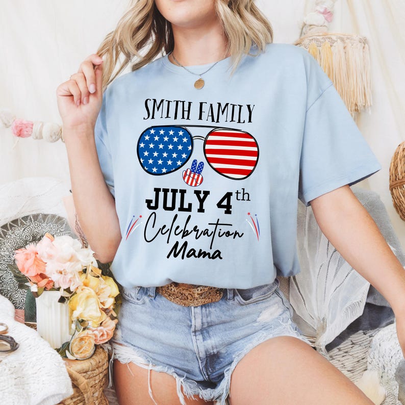 Personalized 4th Of July Family Celebration 2025 Shirt, Nev Custom Name 4th Of July Shirt, 4th Of July Squad Shirt, Memorial Fredoom Tee