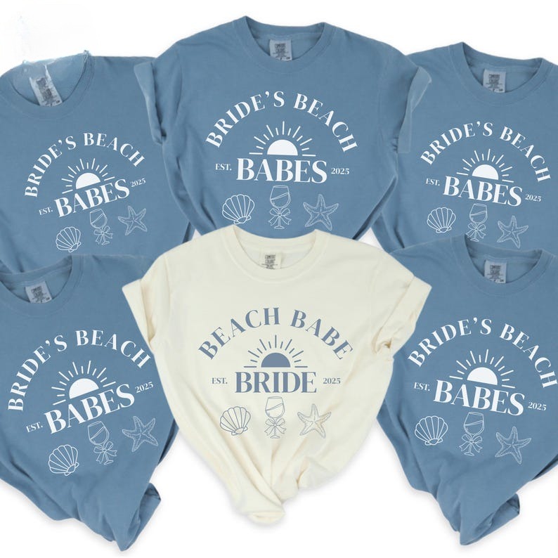 Coastal Bachelorette Party Shirt Beach Babe Bride Shirt Beach Bachelorette Party Tee Perfect for Bachelorette Party Wedding Top Bride Gift