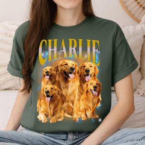 Custom Bootleg Shirt, Pet Photo And Name, 90s Shirt, Custom Pet Shirt, Bootleg Rap Tee, Custom Dog Shirt, Bootleg Dog Shirt