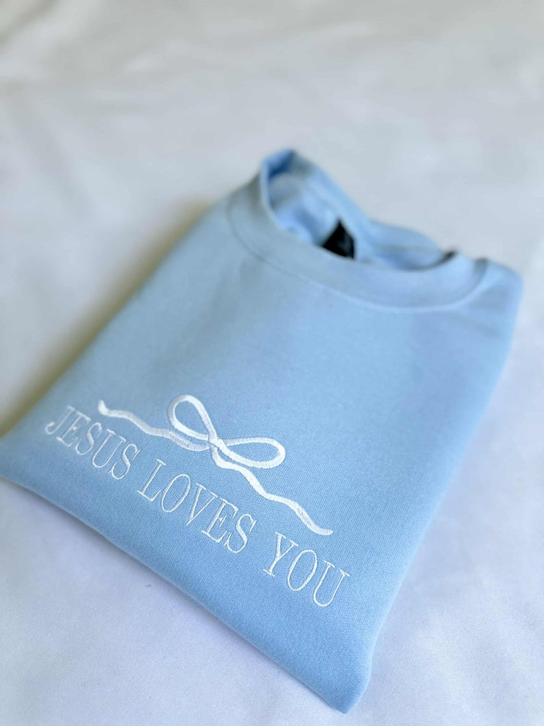 Jesus Loves You Embroidered Sweatshirt: Christian Apparel il_794xN.6842253901_41ra.jpg