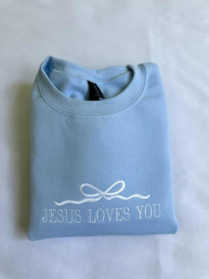 Jesus Loves You Embroidered Sweatshirt: Christian Apparel il_794xN.6842255309_9xs5.jpg