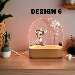 Custom Name Ballerina Night Light Gift for Girls Perfect for Bedroom Decor | Personalized Your Girl Name for Christmas and Birthday Gift