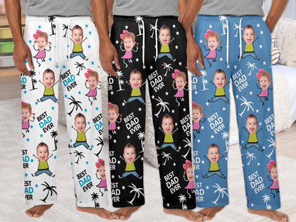 Best DAD Ever Pajamas Pants, Custom Photo pajama pants, Personalized Pajamas with Face, Family couple pajamas, Best Family Gifts for Dad Mom il_794xN.6844539658_3syo.jpg