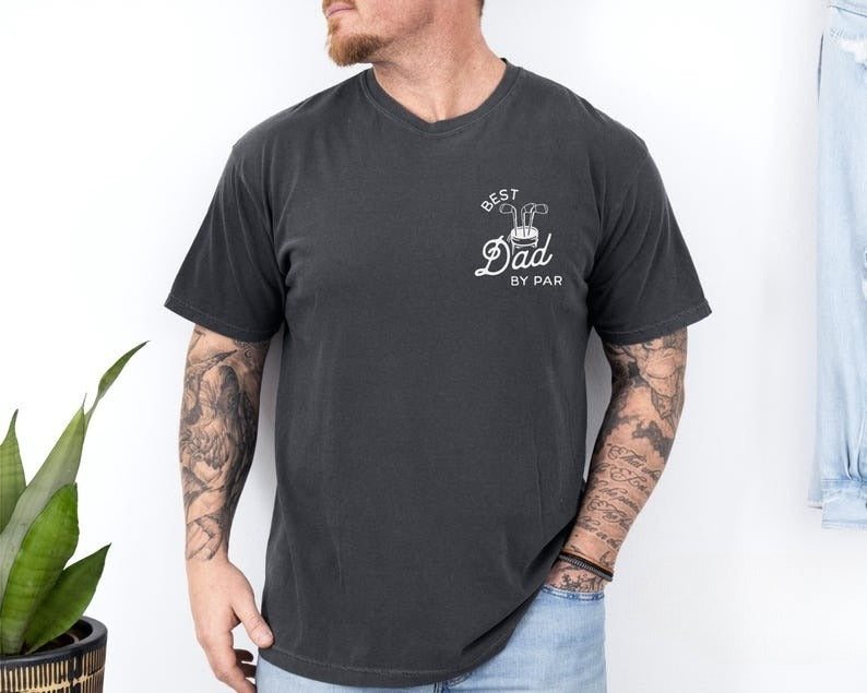 Best Dad By Par Personalized Shirt Golf Dad Shirt Fathers Day Gift Custom Golf Shirt For Dad Cool Dads Club Golf Lovers Shirt