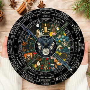 Wheel Of The Year, Pagan Calendar, Witchcraft, Wicca, Samhain, Yule, Moon Phases, Witchy, Witch, Grimoire, Wiccan
