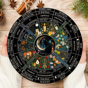 Wheel Of The Year, Pagan Calendar, Witchcraft, Wicca, Samhain, Yule, Moon Phases, Witchy, Witch, Grimoire, Wiccan