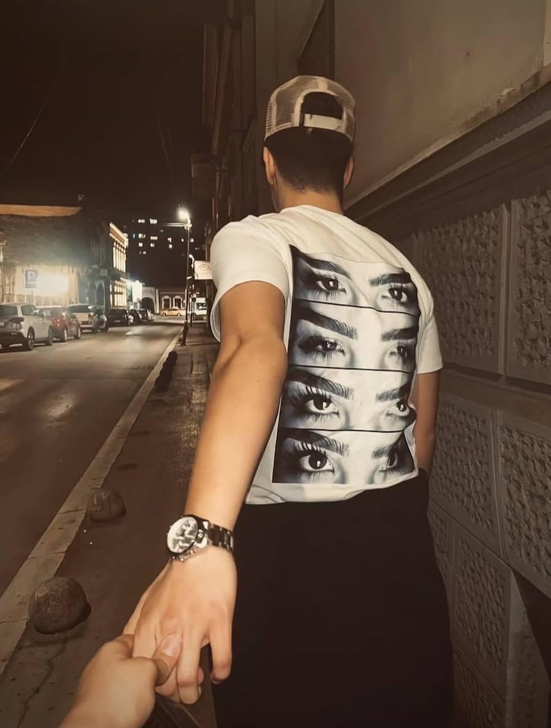 Personalized The Look Of Love Shirt, Eye Shirt, Love Eyes Tee, Eyes Trend T-shirt, Couple Gift
