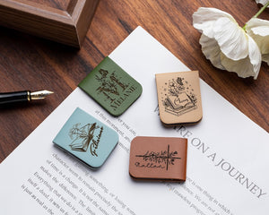 Custom leather bookmarks,Gifts for readers,Gift for Book Lovers,book mark for her,Bridesmaid gift,Personalized Bookmark,Wedding gift
