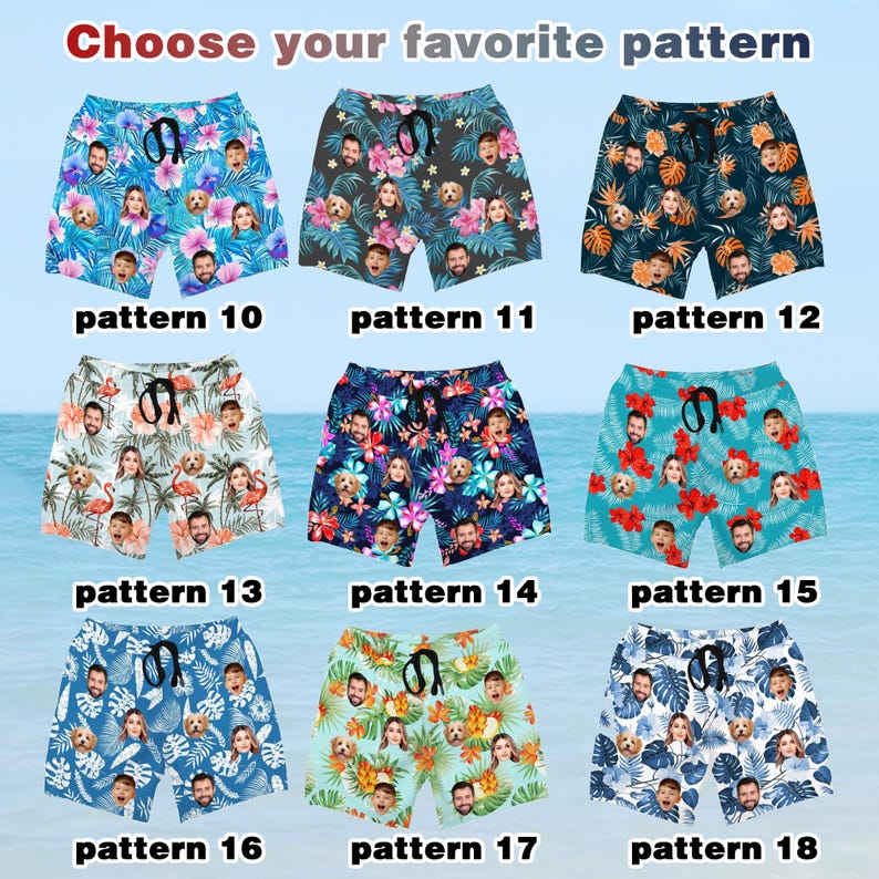 Custom American Flag Swim Trunk, Personalized Beach Shorts for Bachelor Party, Custom Face Swim Trunk,Photo Swimwear,Bachelor Party,Vacation