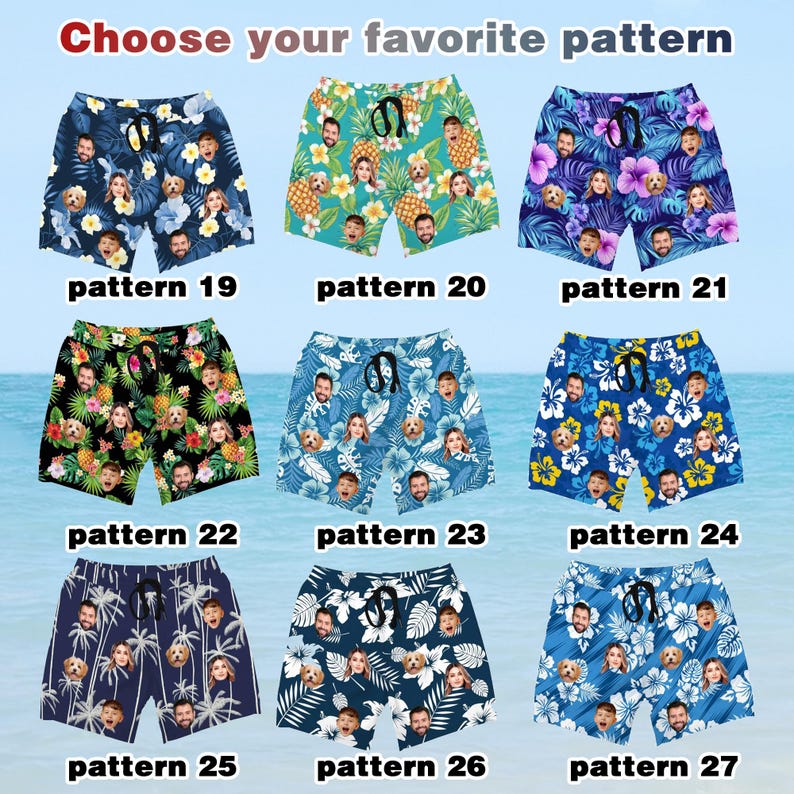 Custom American Flag Swim Trunk, Personalized Beach Shorts for Bachelor Party, Custom Face Swim Trunk,Photo Swimwear,Bachelor Party,Vacation