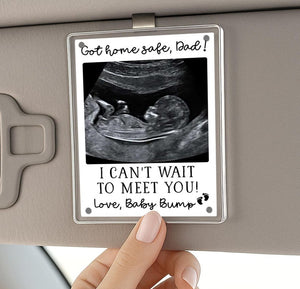 Ultrasound Fathers Day Gift, New Baby Sonogram Gift, First Father Day Gift, Gift for Expecting Dads, Gift from Bump, Drive Safe Daddy Gift