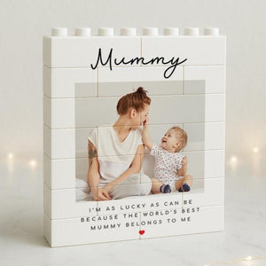Personalised Mother's Day Building Block Photo Gift | Mummy Gift | Mum Birthday | Unique Photo Present For Mama
