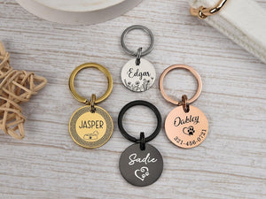 Stainless Steel Dog Tag, Pet Dog Tag, Dog ID Tag, Personalized Pet Dog Tag, Puppy Tag, Dog ID Tag, Dog Tag for Dogs