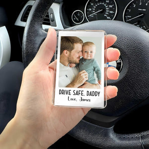 Car Visor Clip, Custom Father's Day Frame, Gift For Dad, Gift For Him