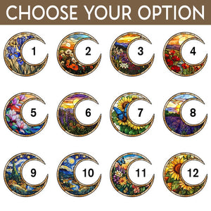 Personalized Retirement Stained Glass Suncatcher, Floral Retirement Window Decor, Retirement Keepsake, Retirement Gifts, Coworker Gifts