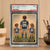 Soccer No.1 Dad Grandpa Man And Kids Trading Card Style Personalized Acrylic Block, Fathers Day Gift For Soccer Dad, Family Plaque Decor