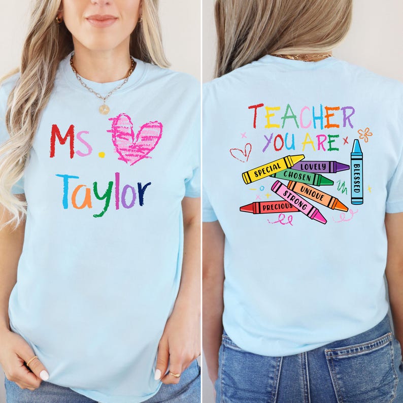 Custom Name Teacher T-Shirt, Personalized Teacher Gift, Teacher You Are Shirt, Teacher Graduation Shirt, Graduation Gift
